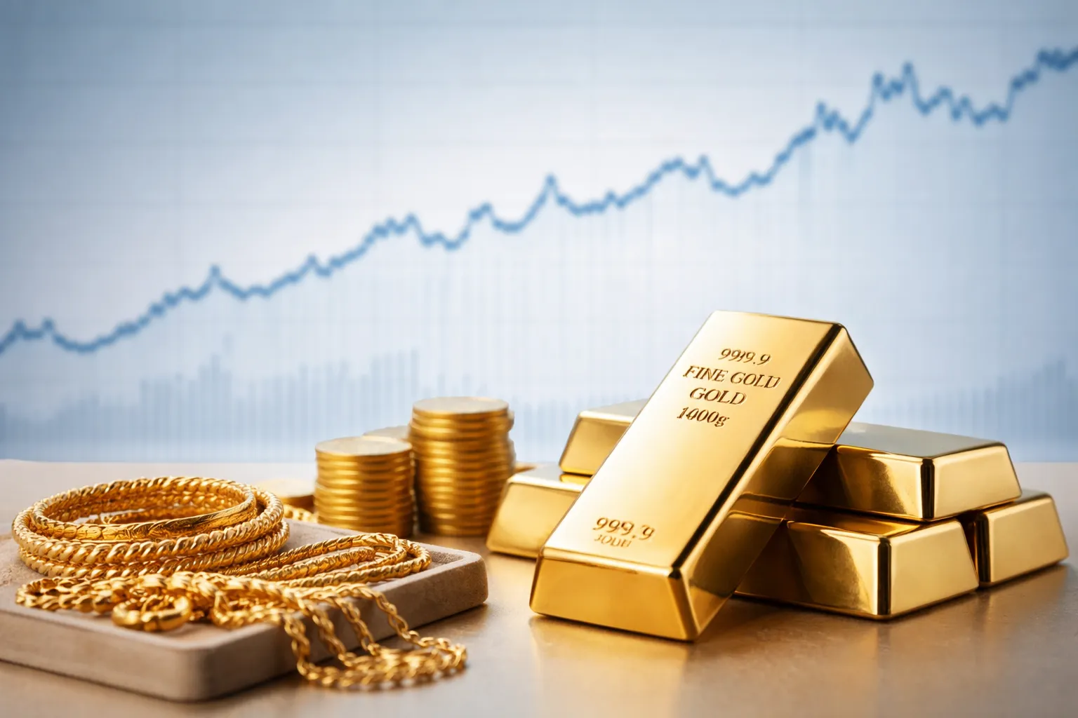 استقرار أسعار الذهب في الكويت مع بداية تعاملات اليوم الثلاثاء 24 مارس 2026